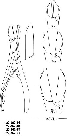 Liston Bone Cutting Forcep, Straight